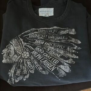 Ralph Lauren Denim & Supply Graphic Crewneck Sweatshirt. 👌🏼